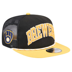 Milwaukee Brewers New Era Throwback Meshback Golfer Hat Clearance