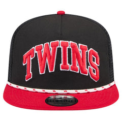 Minnesota Twins New Era Throwback Meshback Golfer Hat Sale