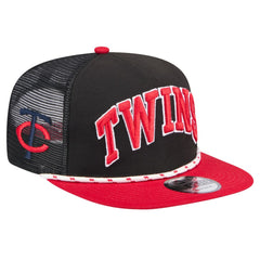Minnesota Twins New Era Throwback Meshback Golfer Hat Sale