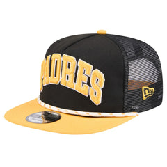 San Diego Padres New Era Throwback Meshback Golfer Hat On Sale