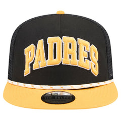 San Diego Padres New Era Throwback Meshback Golfer Hat On Sale
