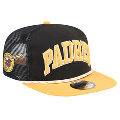 San Diego Padres New Era Throwback Meshback Golfer Hat On Sale