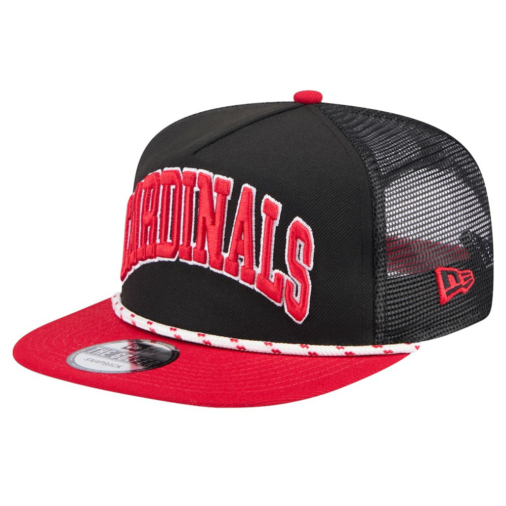 St. Louis Cardinals New Era Throwback Meshback Golfer Hat Lifestyle