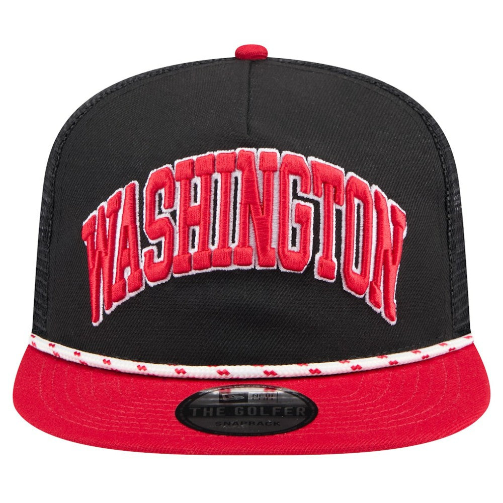 Washington Nationals New Era Throwback Meshback Golfer Hat Lifestyle