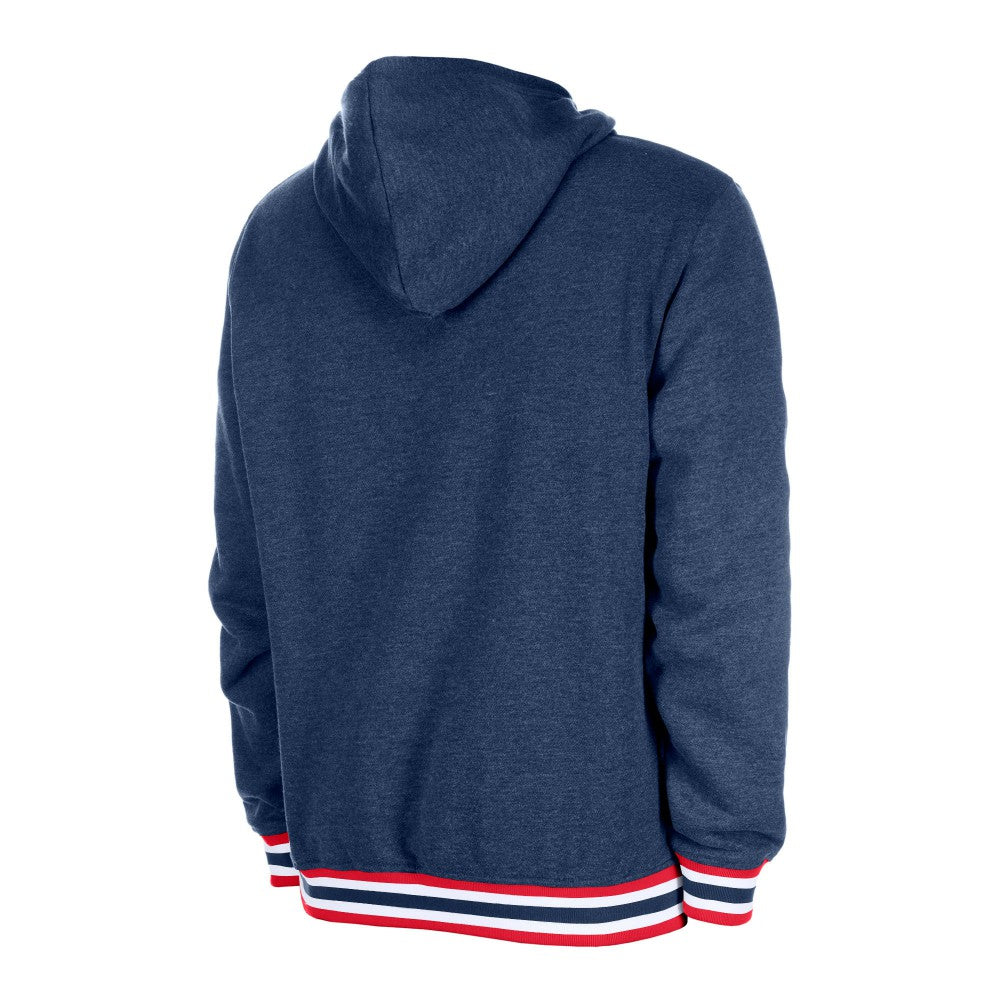 New Era USMNT 5th & Ocean by New Era Throwback Fleece Pullover Hoodie - Navy
