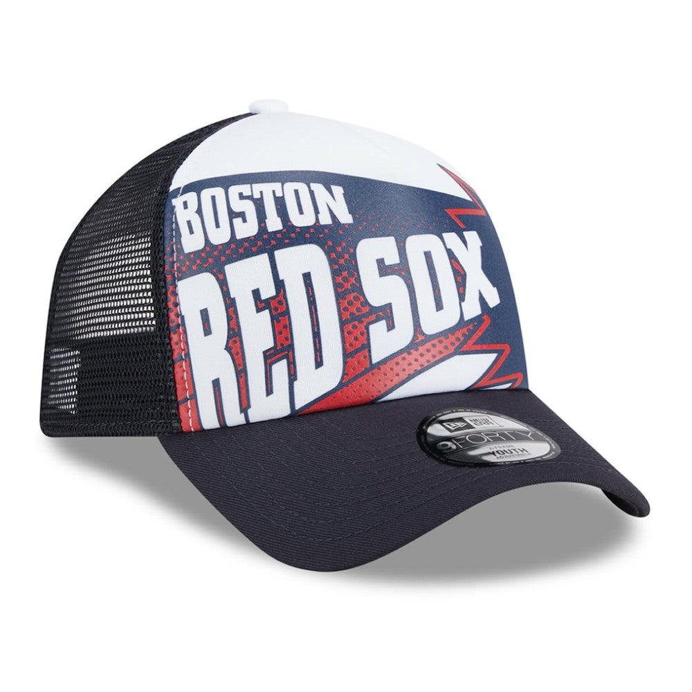 Boston Red Sox New Era Youth Boom 9FORTY Adjustable Hat Sale