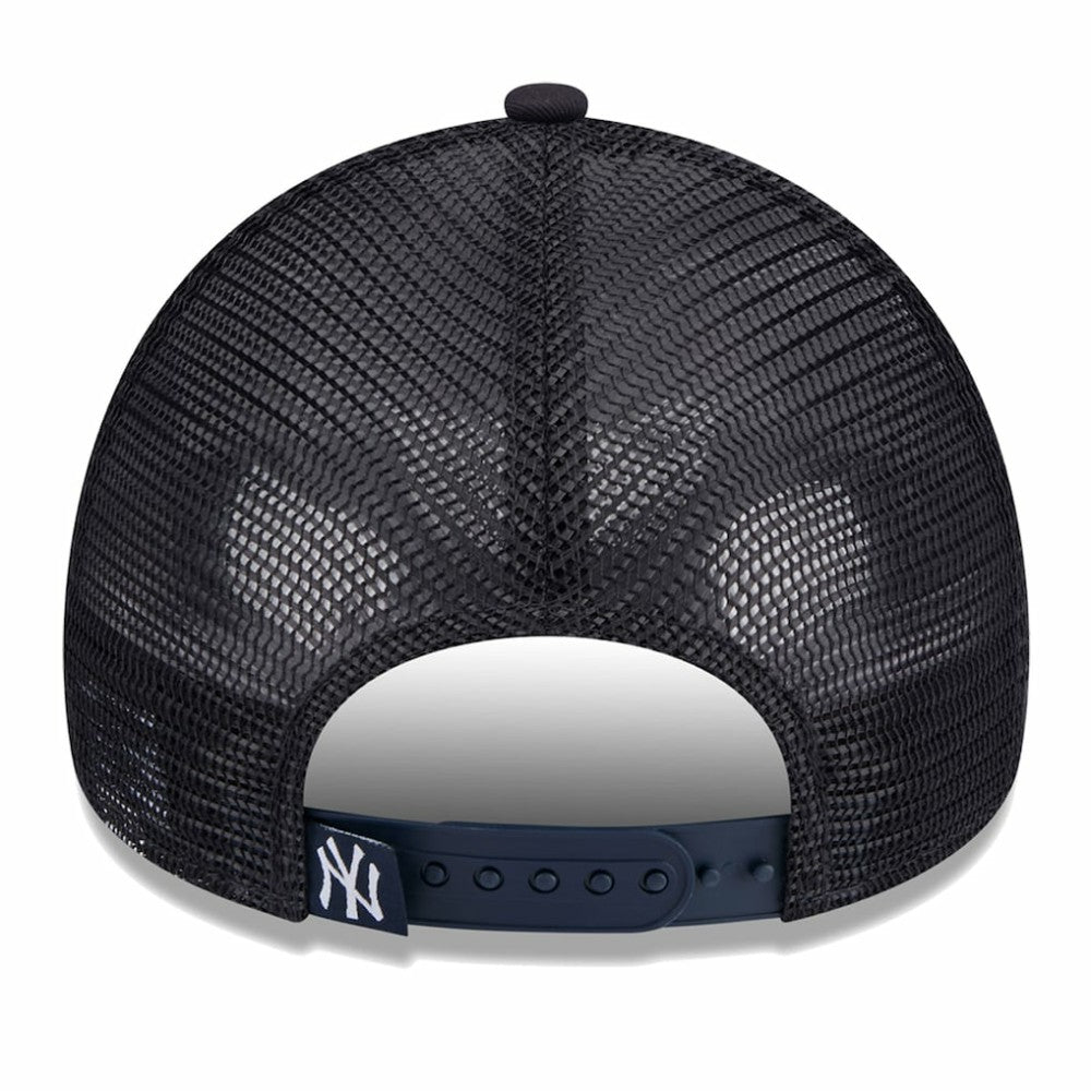 New York Yankees New Era Women's Throwback Team Foam Front A-Frame Trucker 9FORTY Adjustable Hat Lifestyle