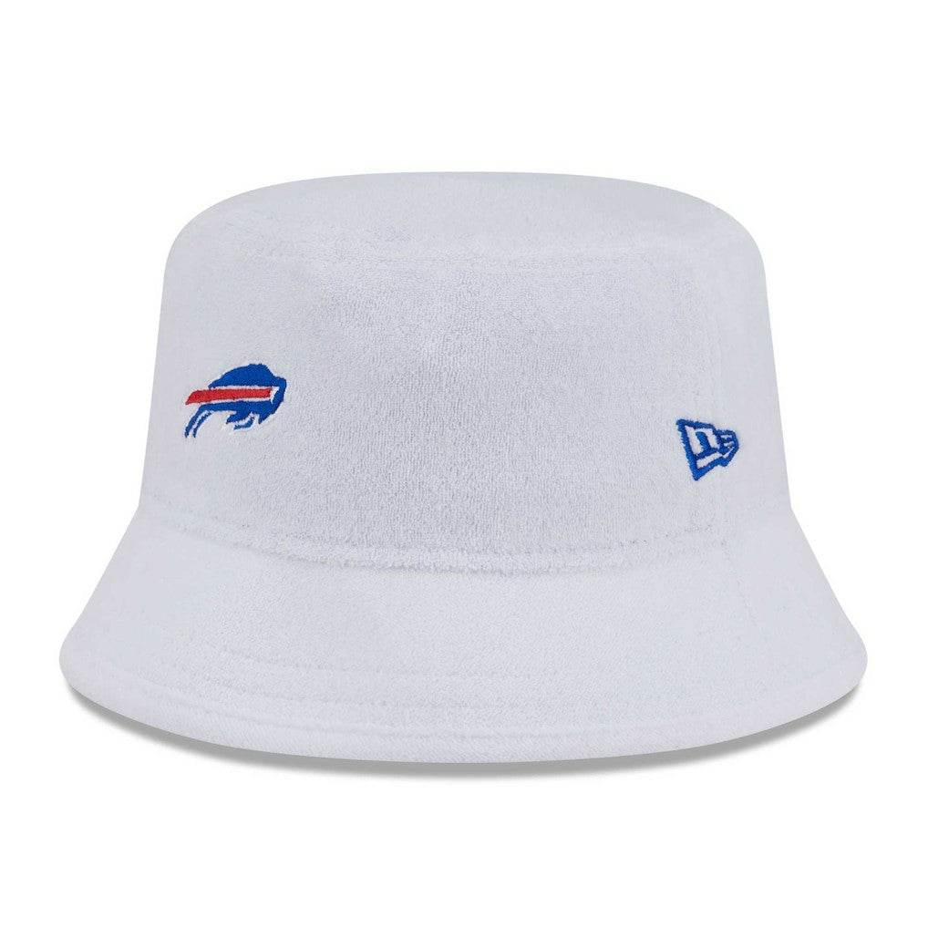 Buffalo Bills New Era Court Sport Terry Bucket Hat White - NFL