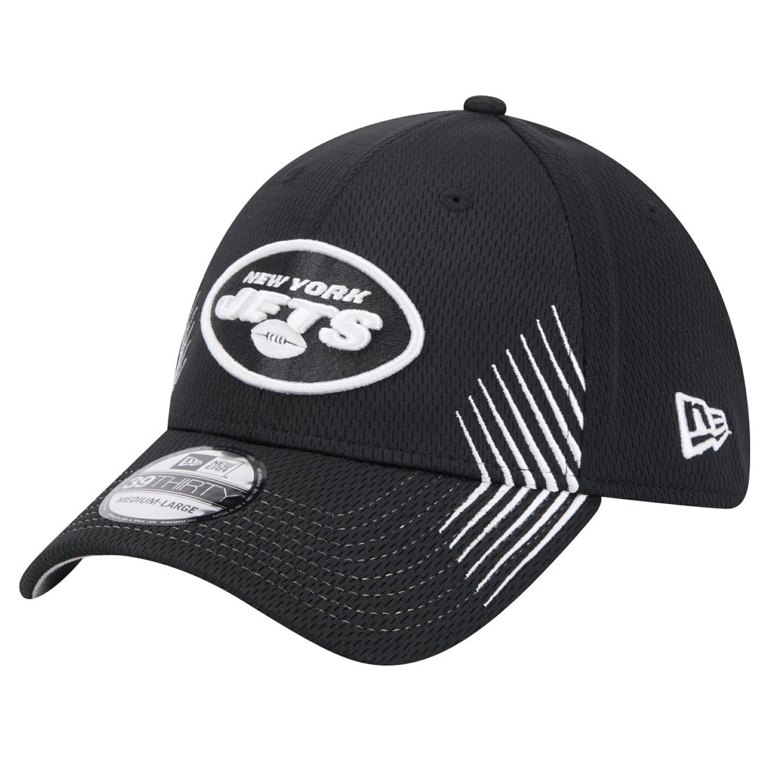 New York Jets New Era Active 39THIRTY Flex Hat Black - NFL