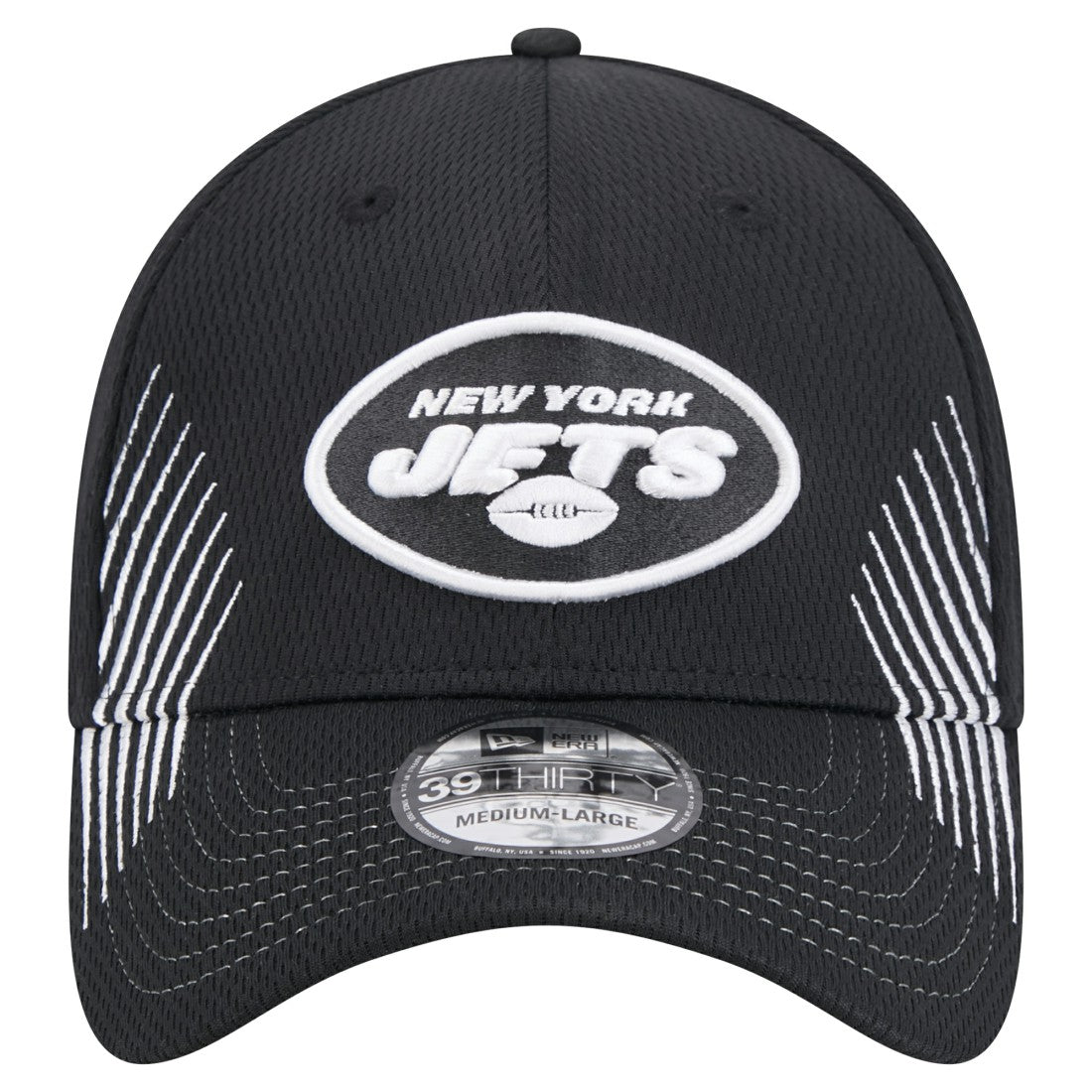 New York Jets New Era Active 39THIRTY Flex Hat Black - NFL