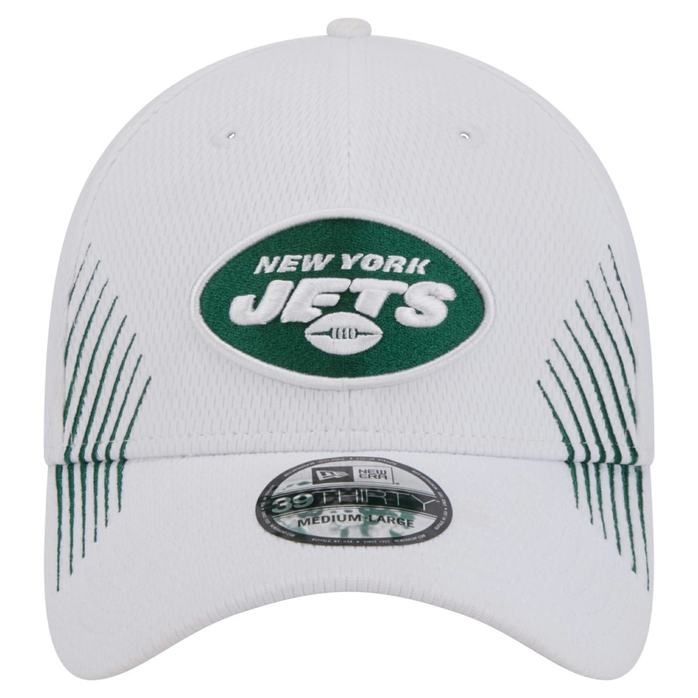 New York Jets New Era Active 39THIRTY Flex Hat White - NFL