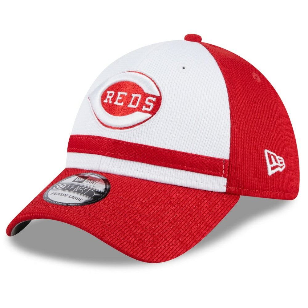 Cincinnati Reds New Era 2025 Batting Practice 39THIRTY Flex Hat Lifestyle