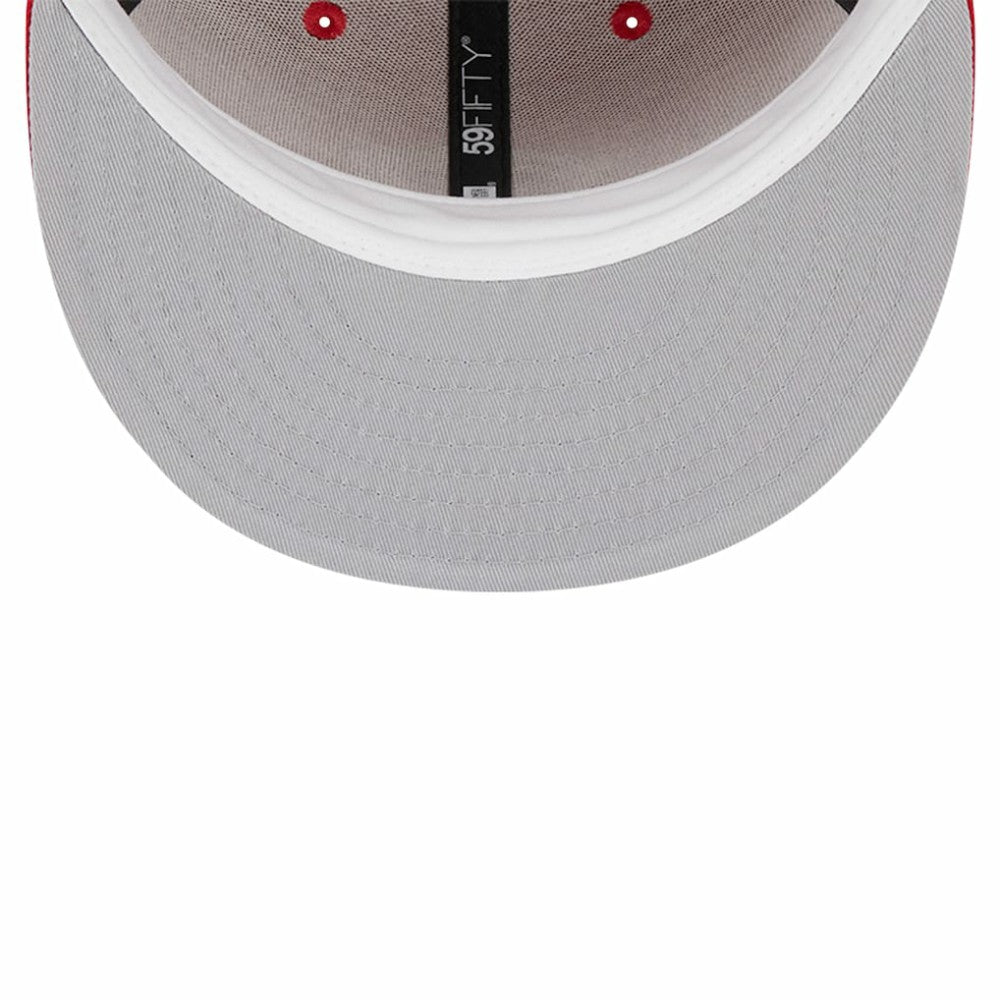 Cincinnati Reds New Era Logo 59FIFTY Fitted Hat Lifestyle