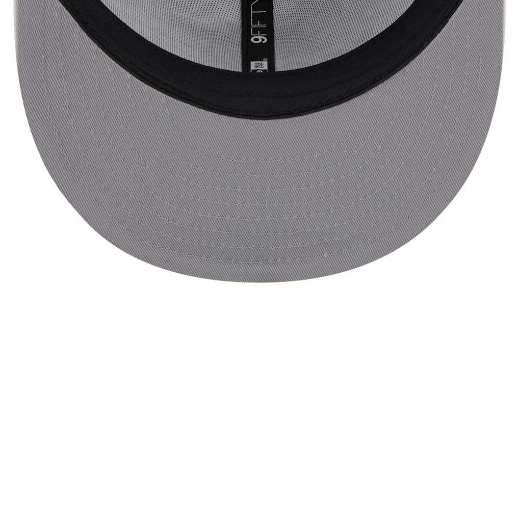 Miami Dolphins New Era Main White on White 9FIFTY Snapback Hat - NFL