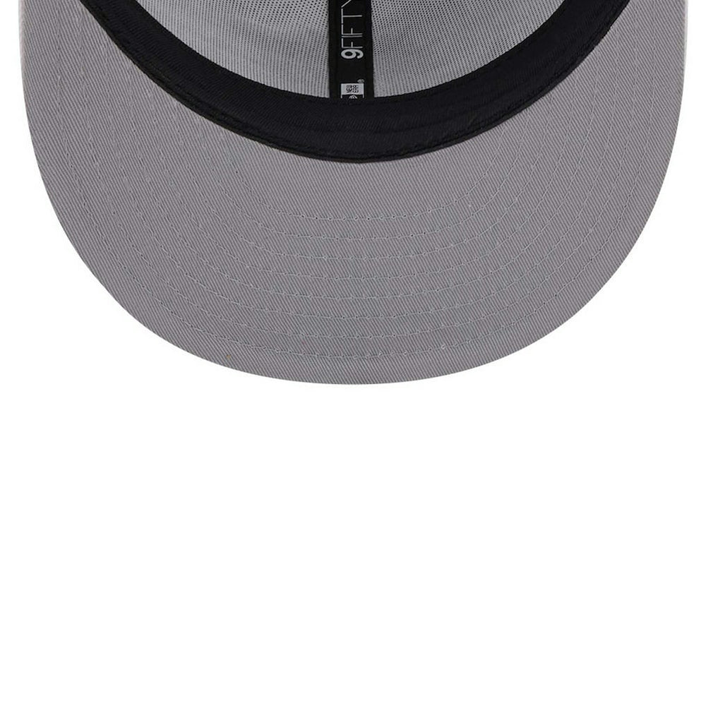 Miami Dolphins New Era Main White on White 9FIFTY Snapback Hat - NFL