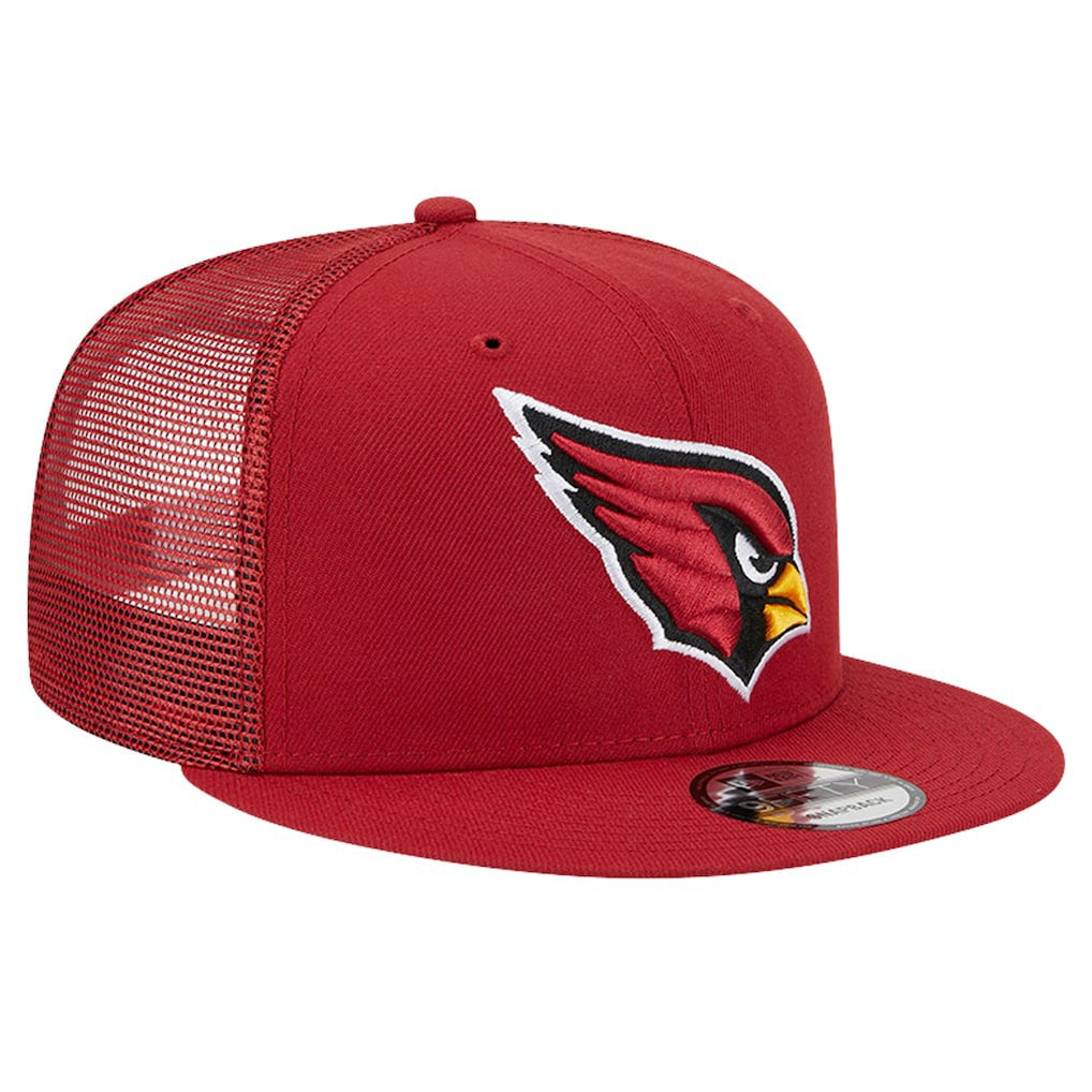 Arizona Cardinals New Era Main Trucker 9FIFTY Snapback Hat Cardinal - NFL
