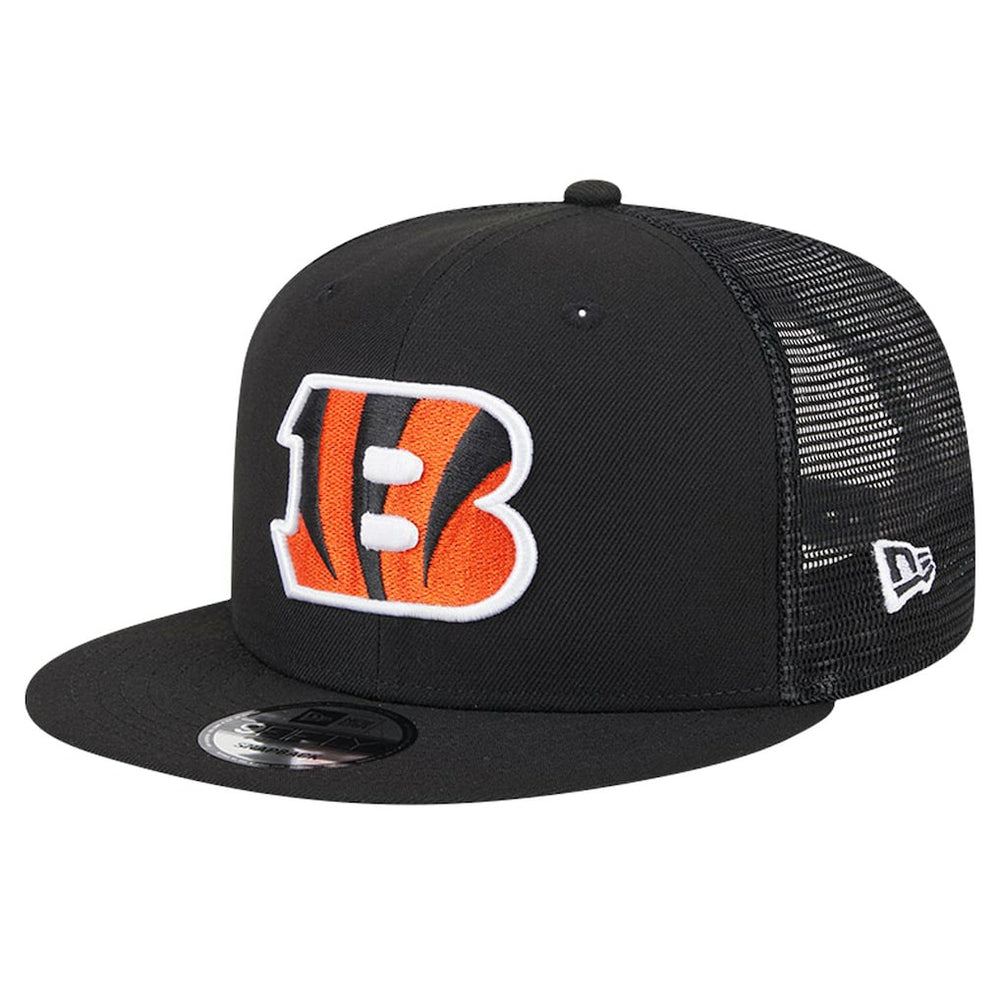 Cincinnati Bengals New Era Main Trucker 9FIFTY Snapback Hat Black - NFL