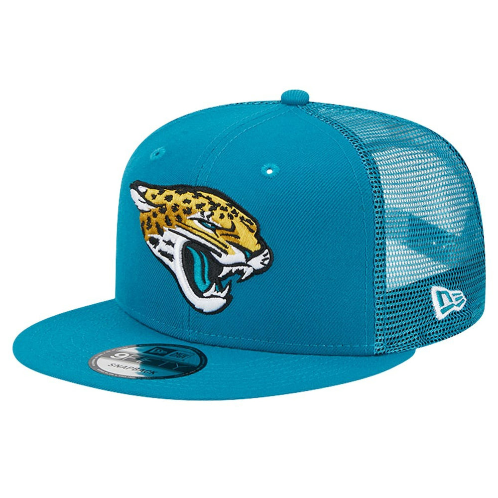 Jacksonville Jaguars New Era Main Trucker 9FIFTY Snapback Hat Teal - NFL
