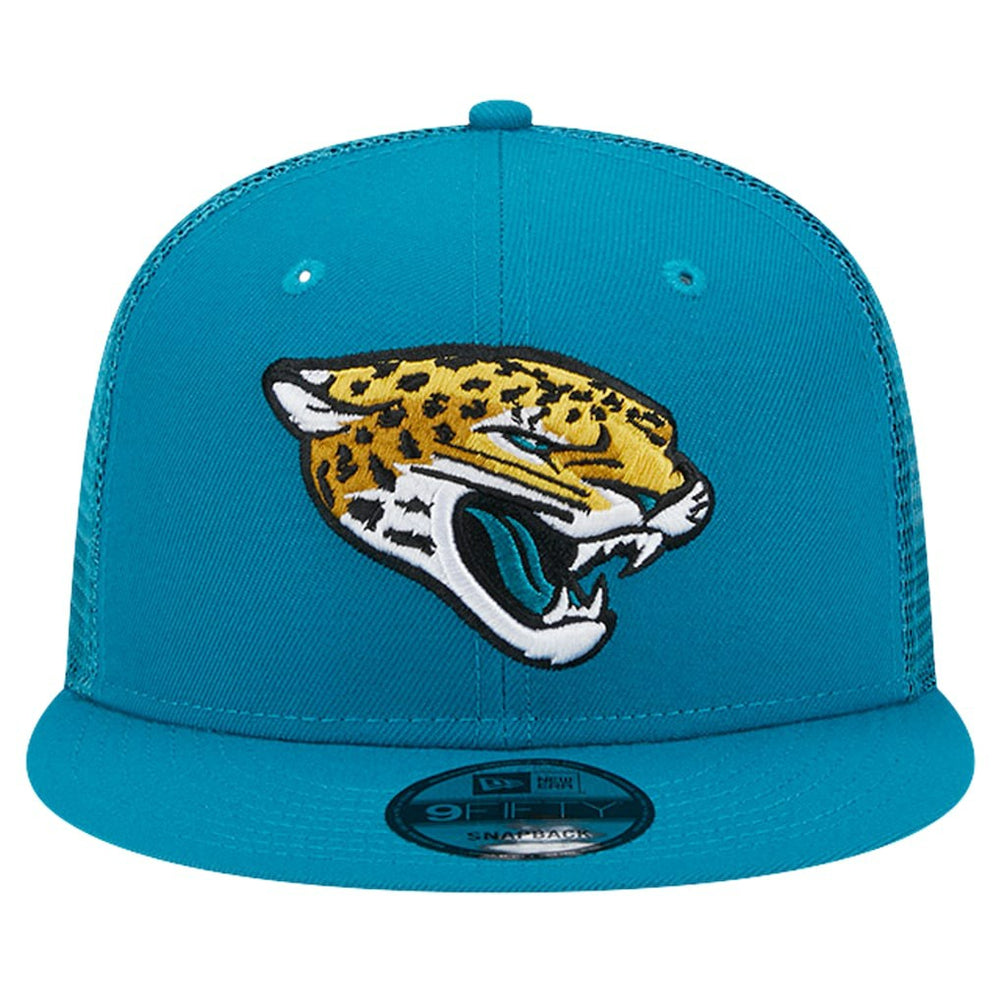 Jacksonville Jaguars New Era Main Trucker 9FIFTY Snapback Hat Teal - NFL