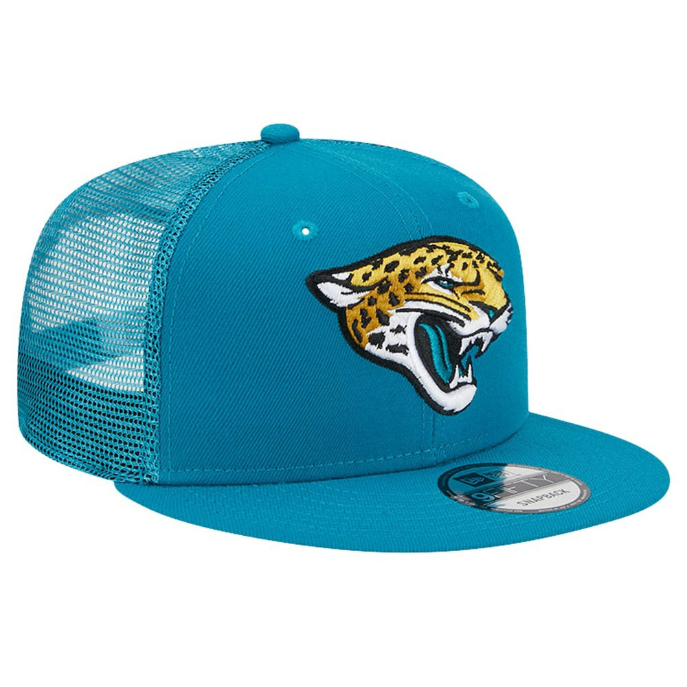 Jacksonville Jaguars New Era Main Trucker 9FIFTY Snapback Hat Teal - NFL