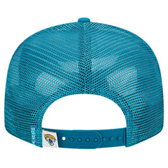 Jacksonville Jaguars New Era Main Trucker 9FIFTY Snapback Hat Teal - NFL