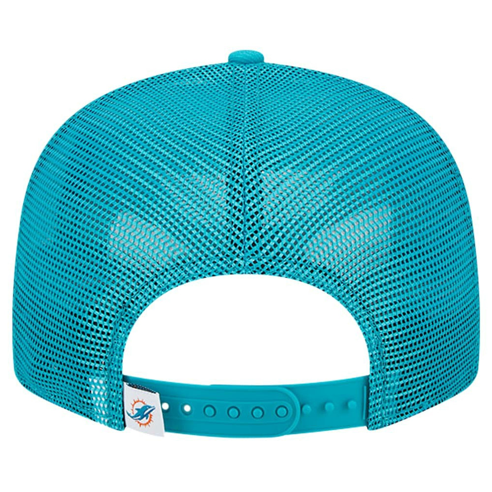 Miami Dolphins New Era Main Trucker 9FIFTY Snapback Hat Aqua - NFL