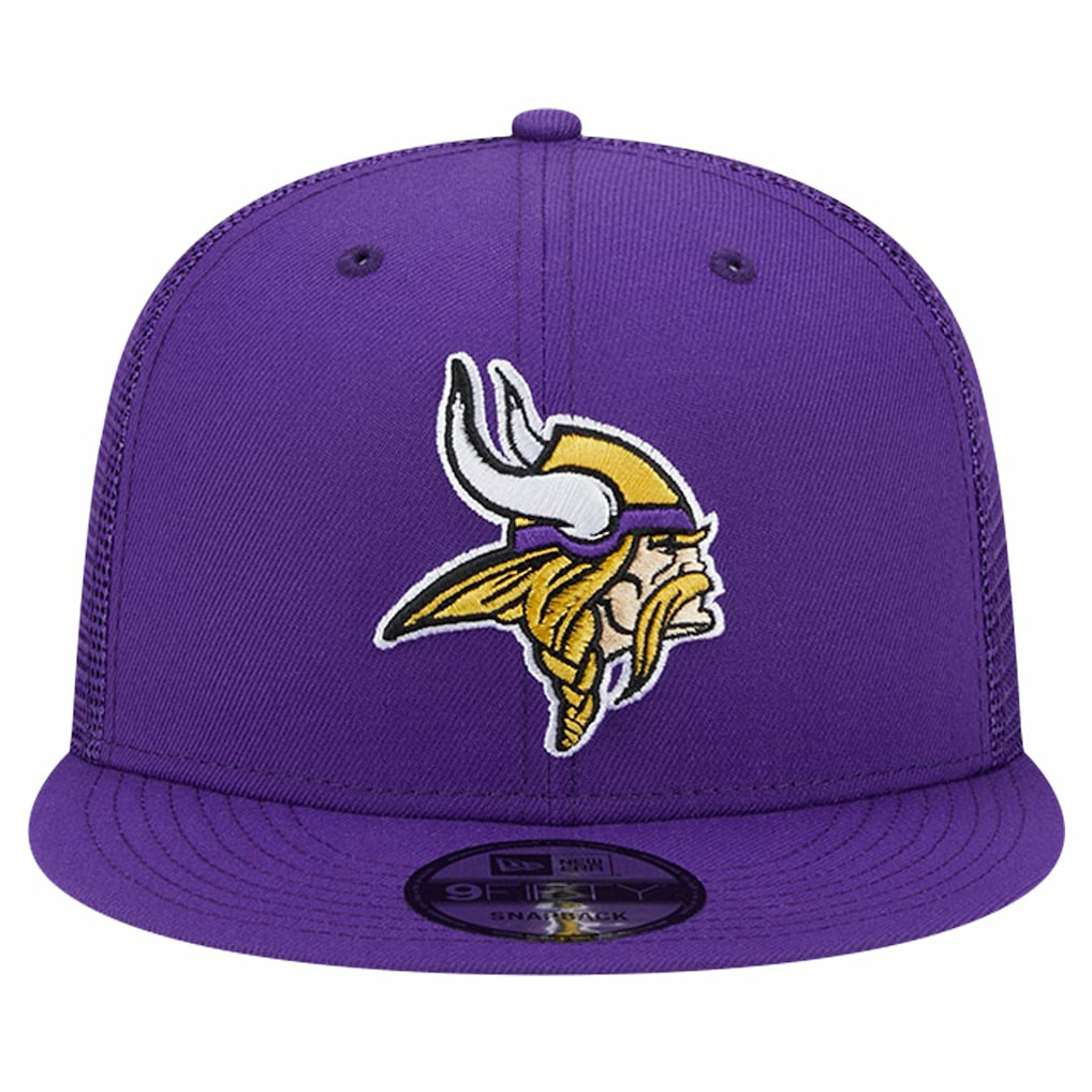 Minnesota Vikings New Era Main Trucker 9FIFTY Snapback Hat Purple - NFL