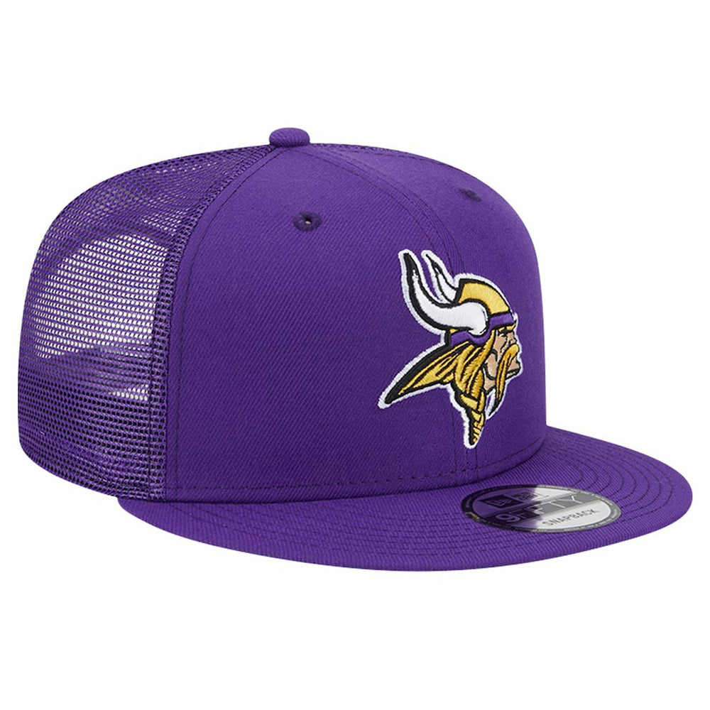 Minnesota Vikings New Era Main Trucker 9FIFTY Snapback Hat Purple - NFL