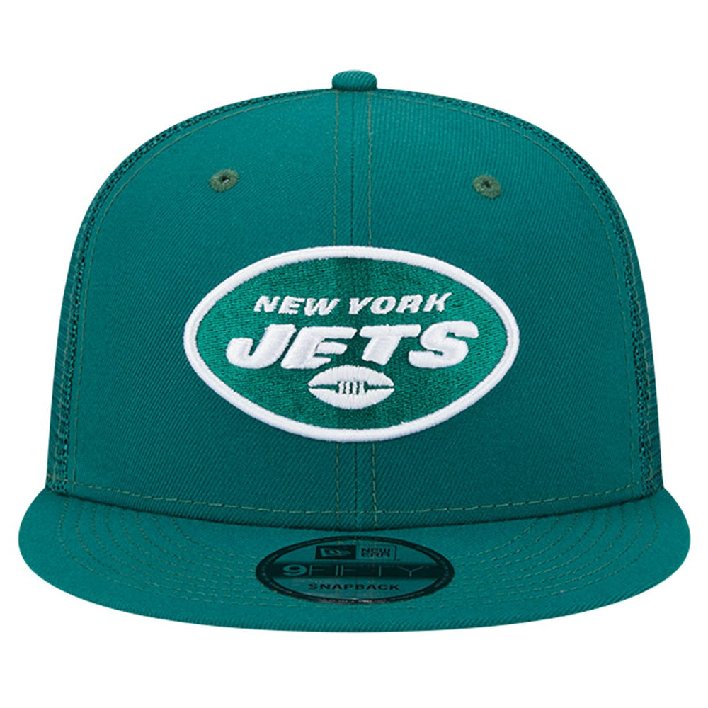 New York Jets New Era Main Trucker 9FIFTY Snapback Hat Green - NFL