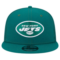 New York Jets New Era Main Trucker 9FIFTY Snapback Hat Green - NFL