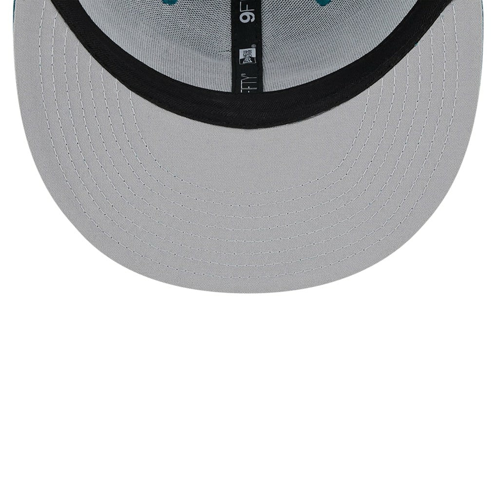 Philadelphia Eagles New Era Main Trucker 9FIFTY Snapback Hat Midnight Green - NFL