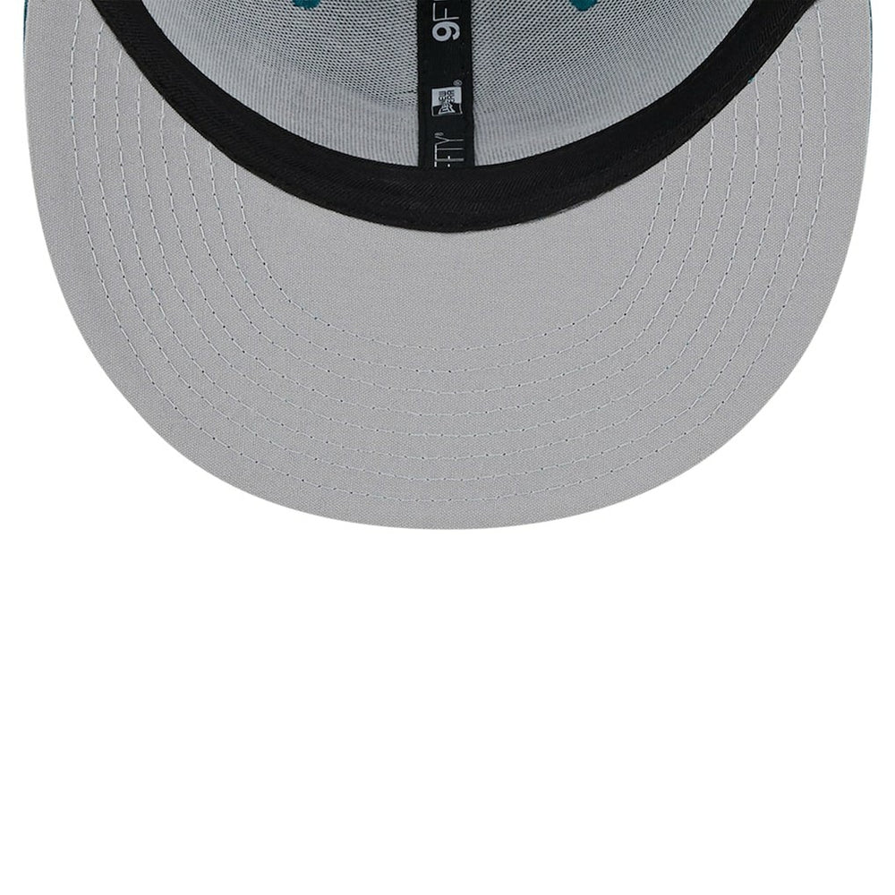 Philadelphia Eagles New Era Main Trucker 9FIFTY Snapback Hat Midnight Green - NFL