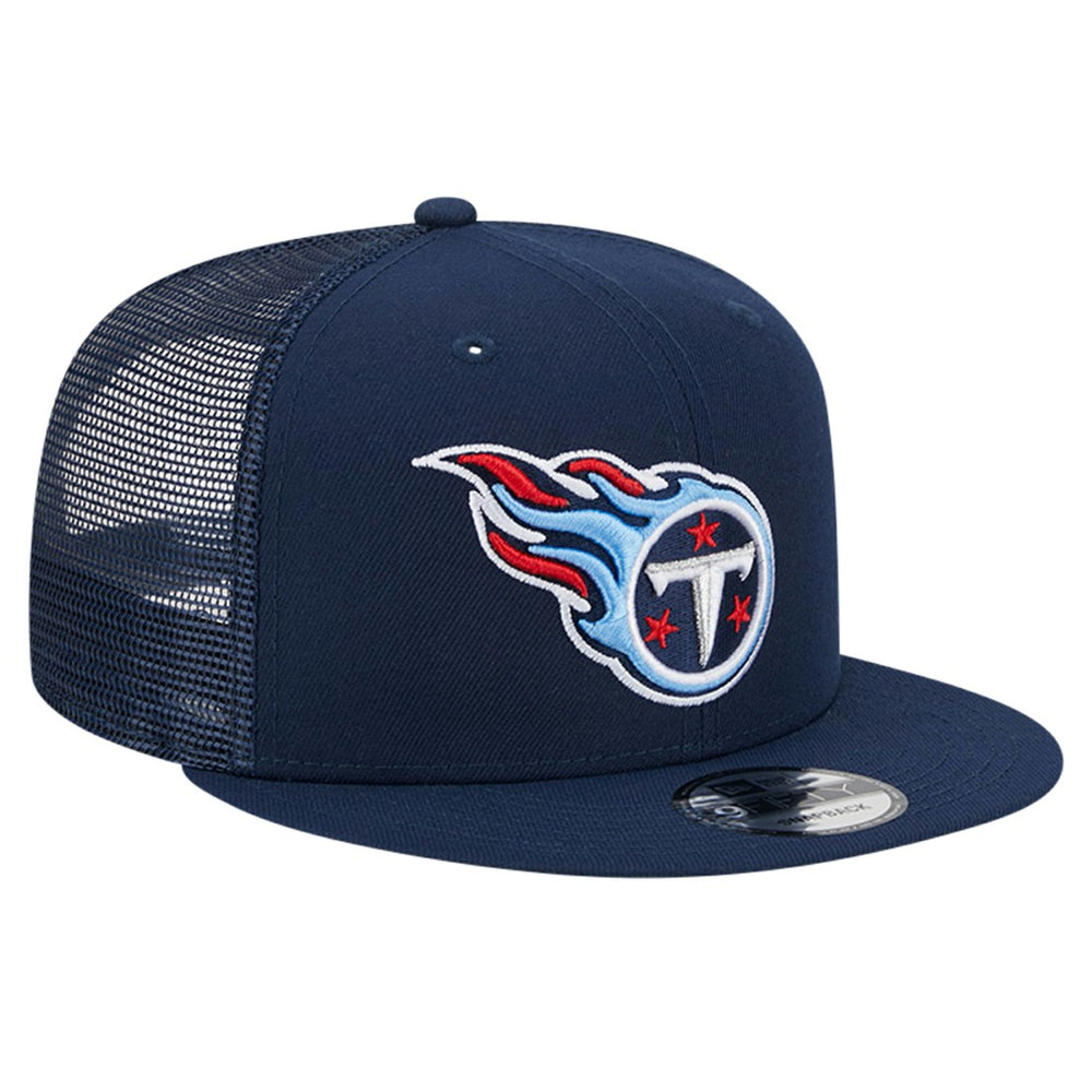 Tennessee Titans New Era Main Trucker 9FIFTY Snapback Hat Navy - NFL