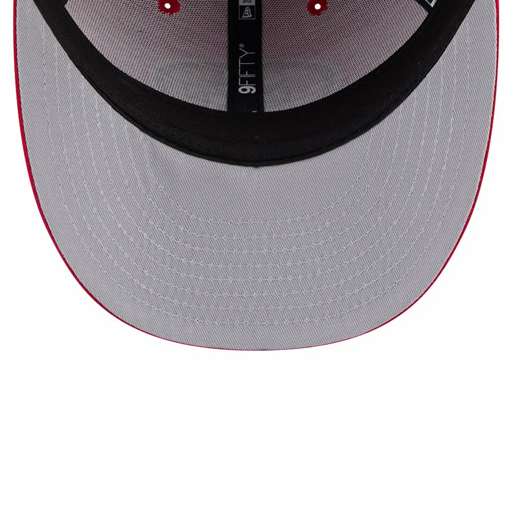 San Francisco 49ers New Era Main Low Profile 9FIFTY Snapback Hat Scarlet - NFL
