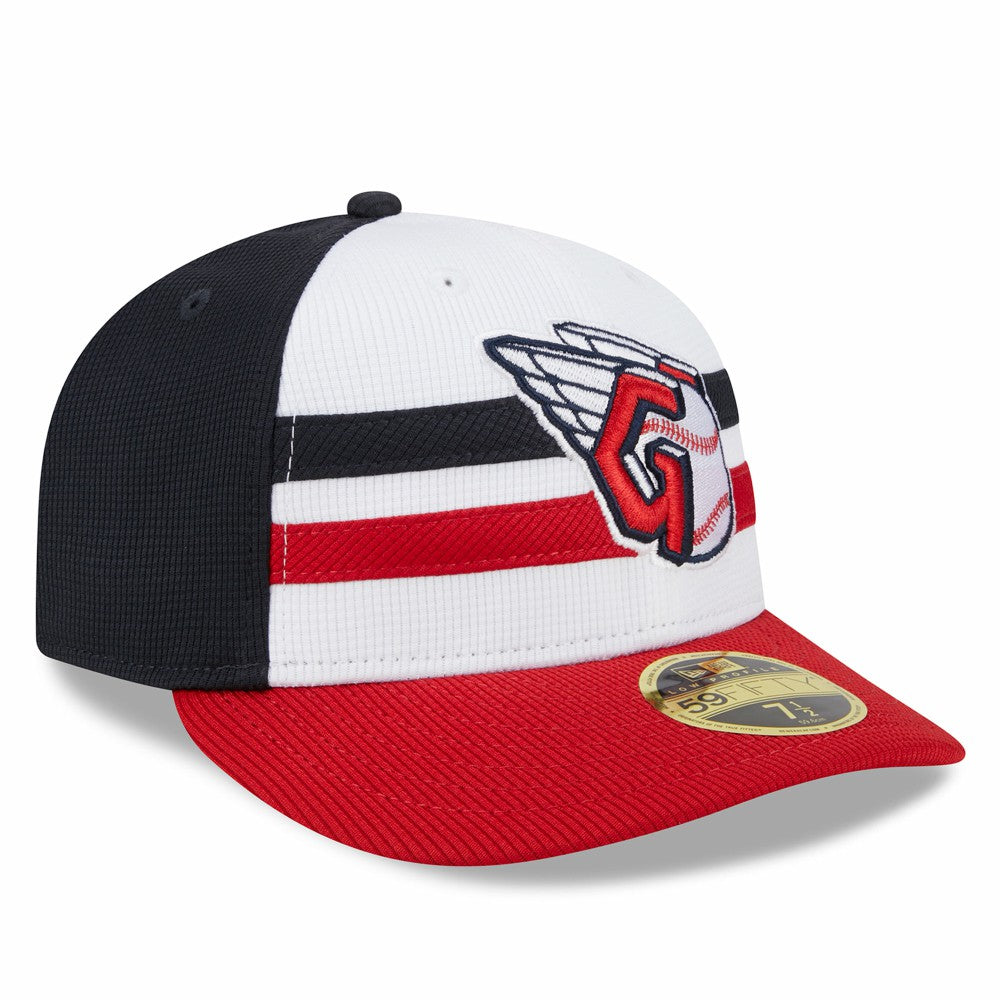 Cleveland Guardians New Era 2025 Batting Practice Low Profile 59FIFTY Fitted Hat Clearance