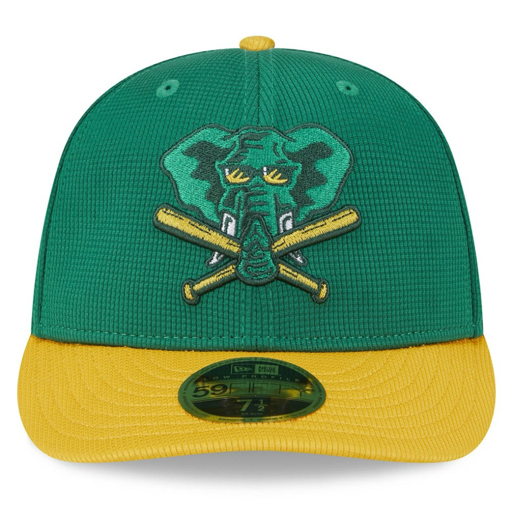Athletics New Era 2025 Batting Practice Low Profile 59FIFTY Fitted Hat Lifestyle