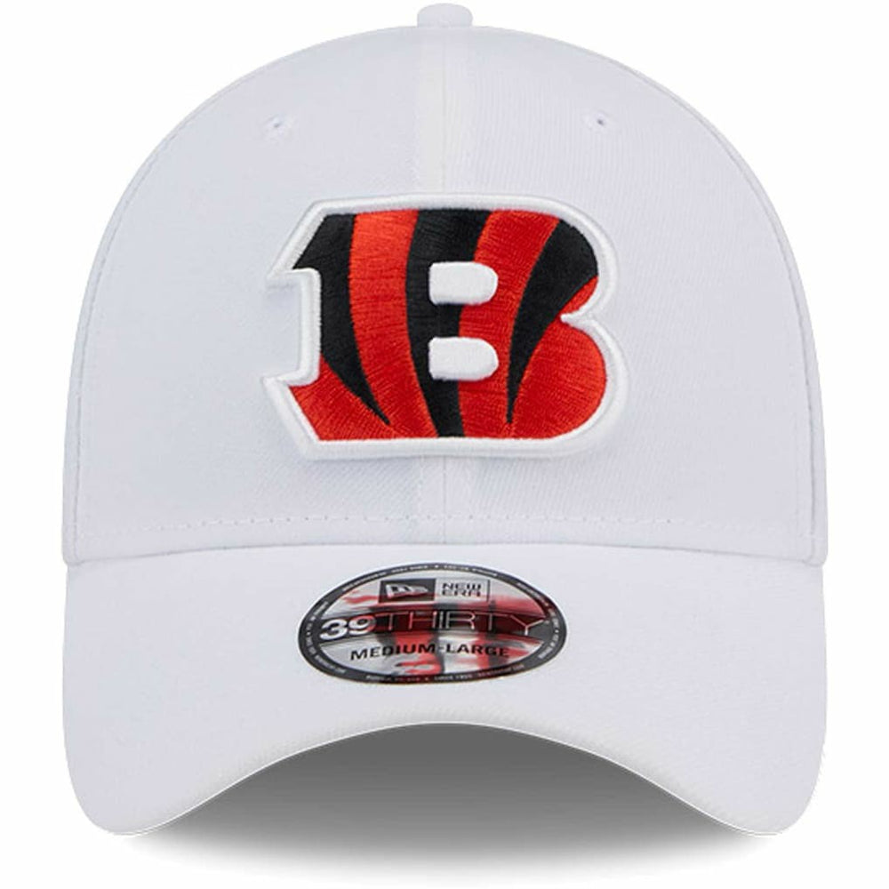 Cincinnati Bengals New Era Main 39THIRTY Flex Hat White - NFL