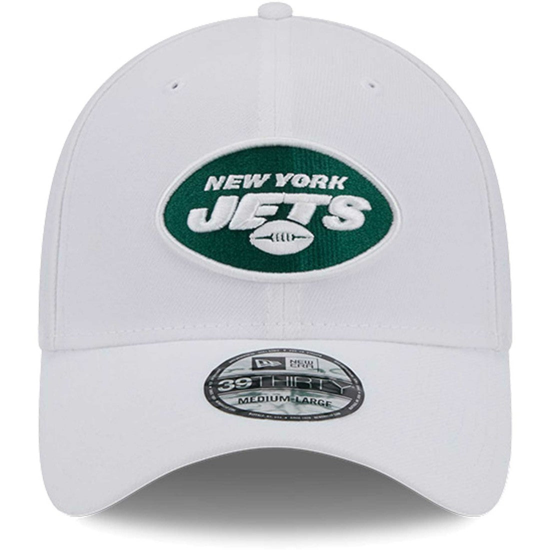 New York Jets New Era Main 39THIRTY Flex Hat White - NFL