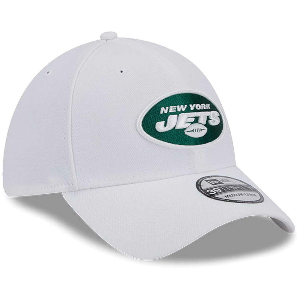 New York Jets New Era Main 39THIRTY Flex Hat White - NFL