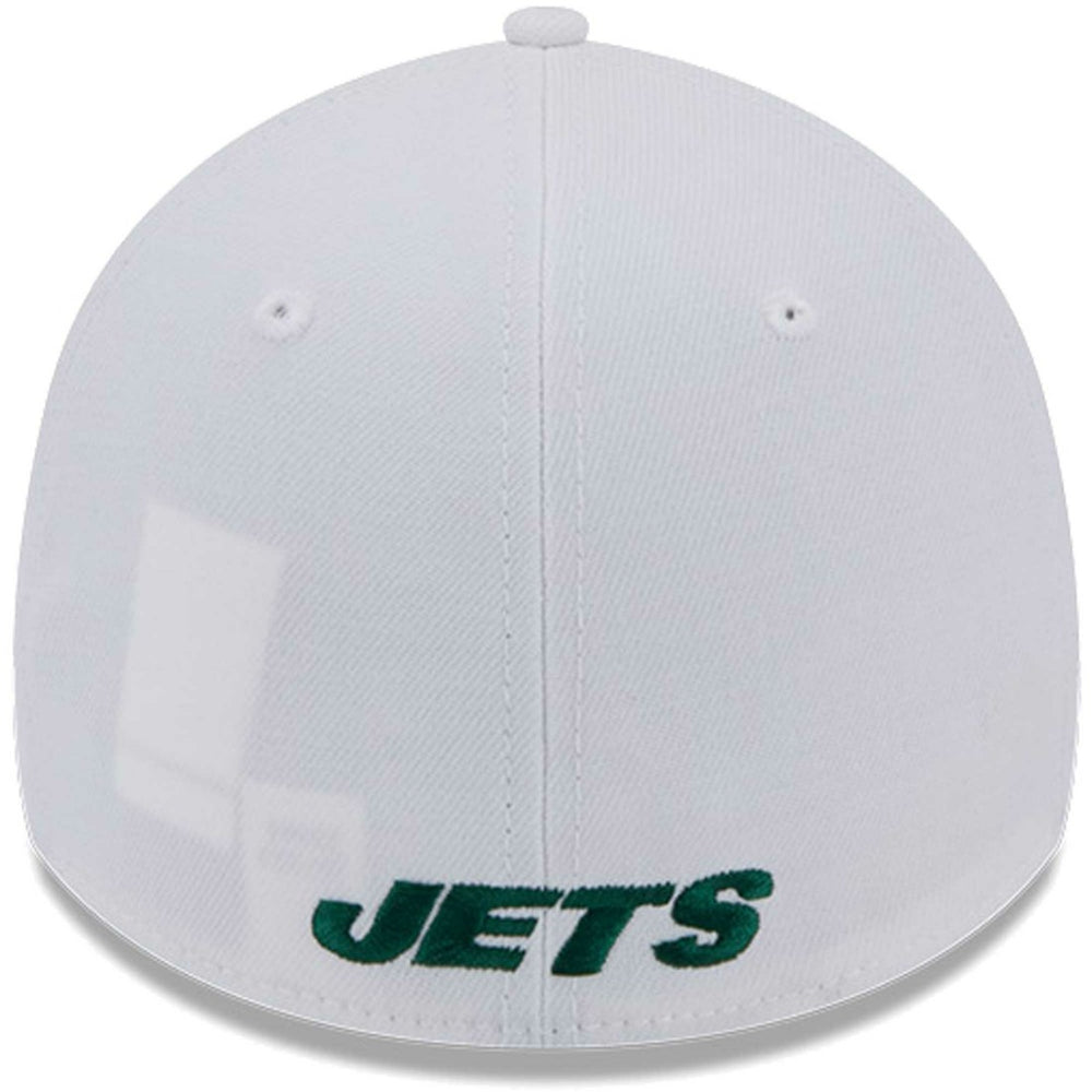 New York Jets New Era Main 39THIRTY Flex Hat White - NFL