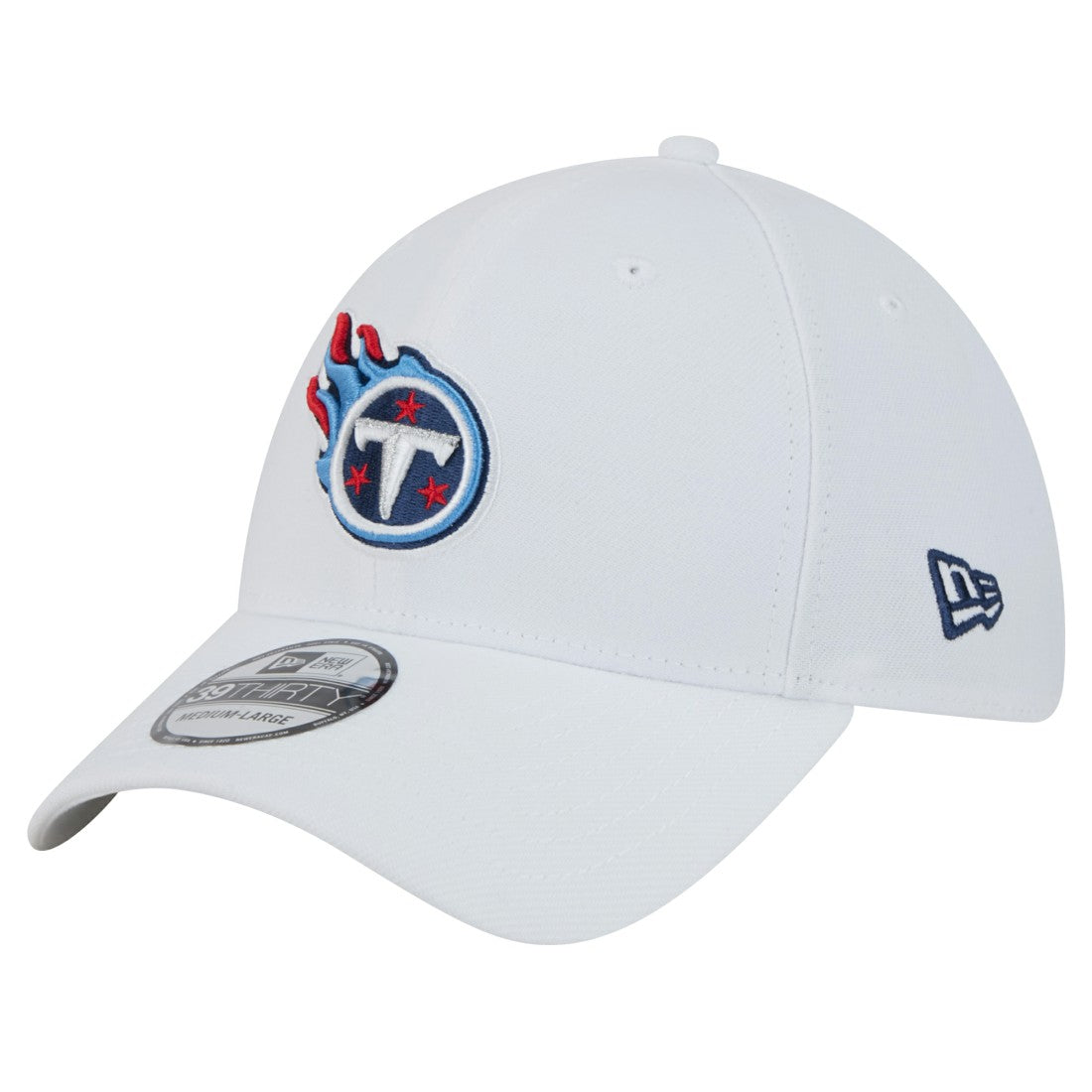 Tennessee Titans New Era Main 39THIRTY Flex Hat White - NFL