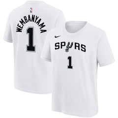 Nike - Victor Wembanyama San Antonio Spurs Youth Name & Number Association T-Shirt - White