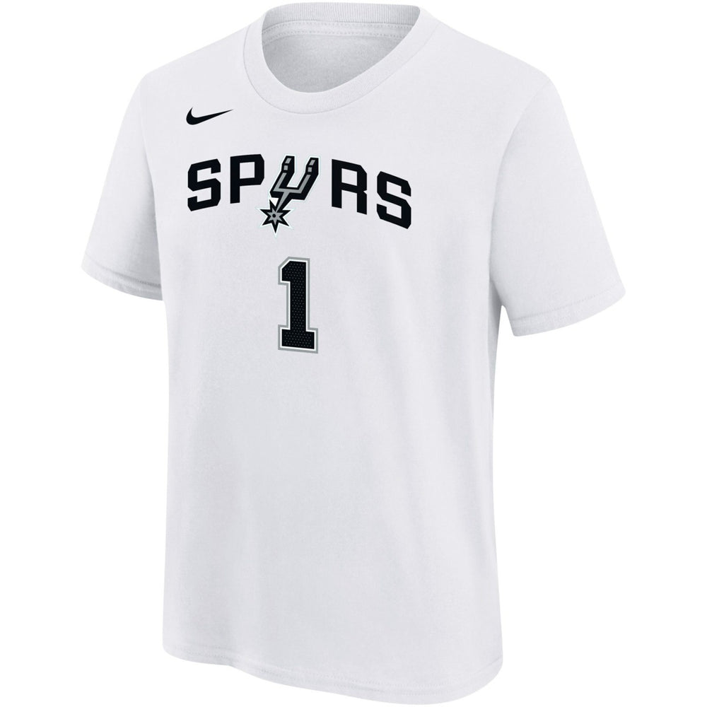 Nike - Victor Wembanyama San Antonio Spurs Youth Name & Number Association T-Shirt - White