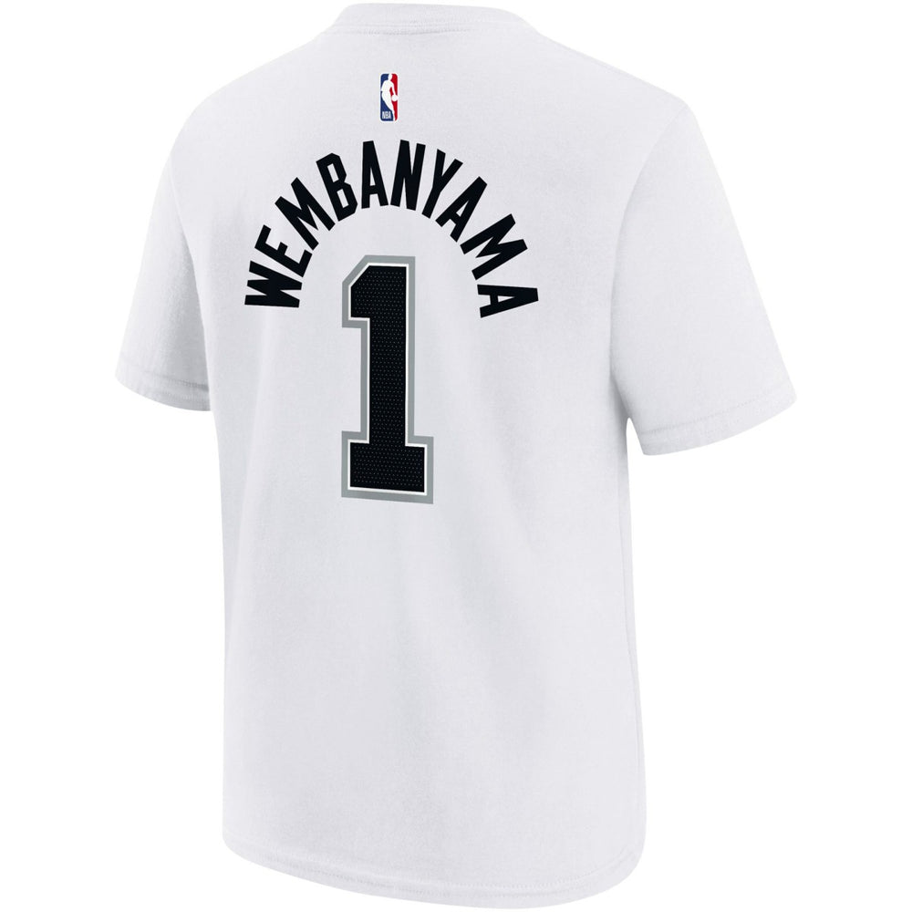 Nike - Victor Wembanyama San Antonio Spurs Youth Name & Number Association T-Shirt - White