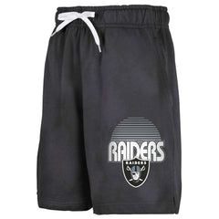 Las Vegas Raiders Youth Beach Bum Sun-Bleached French Terry Shorts Black - NFL