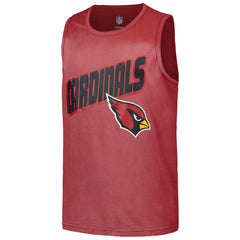 Arizona Cardinals Youth Sun-Bleached Ride the Tide Tank Top Cardinal - NFL