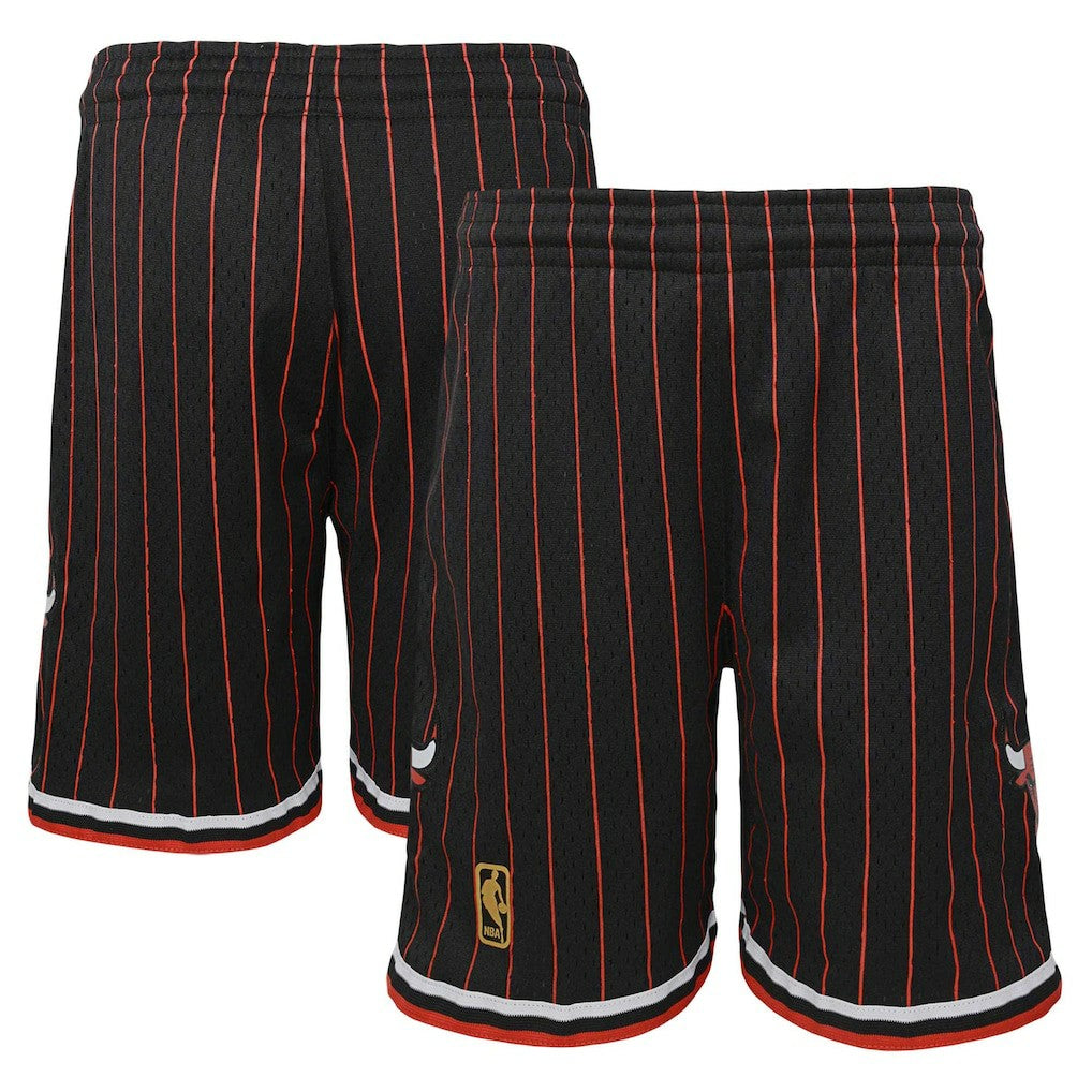 Mitchell & Ness - Chicago Bulls Youth Hardwood Classics Swingman Shorts - Black
