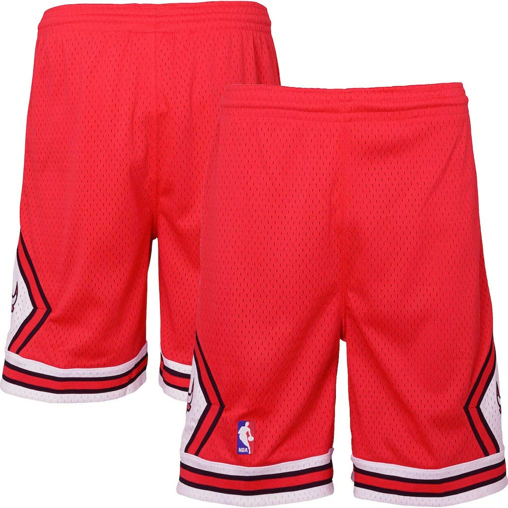 Mitchell & Ness - Chicago Bulls Youth Hardwood Classics Swingman Shorts - Red