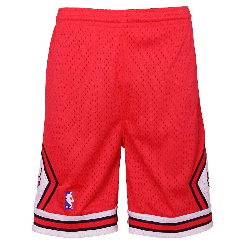 Mitchell & Ness - Chicago Bulls Youth Hardwood Classics Swingman Shorts - Red