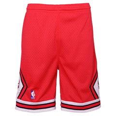 Mitchell & Ness - Chicago Bulls Youth Hardwood Classics Swingman Shorts - Red